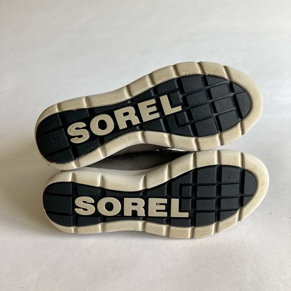 Sorel Grey Suede Faux Fur Lace Up Waterproof Boots size 6.5 - Picture 10 of 14